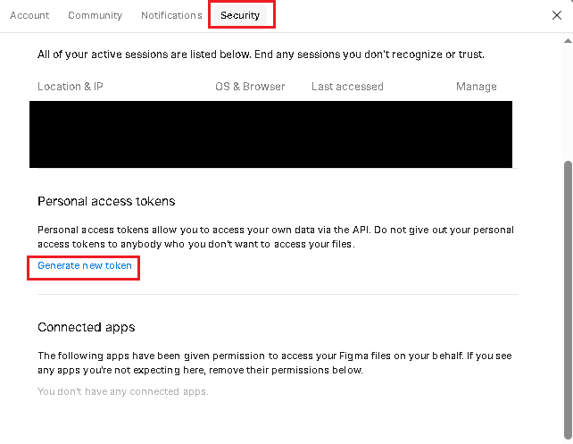 Getting your Figma API Token