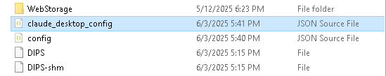 Locating Claude config file