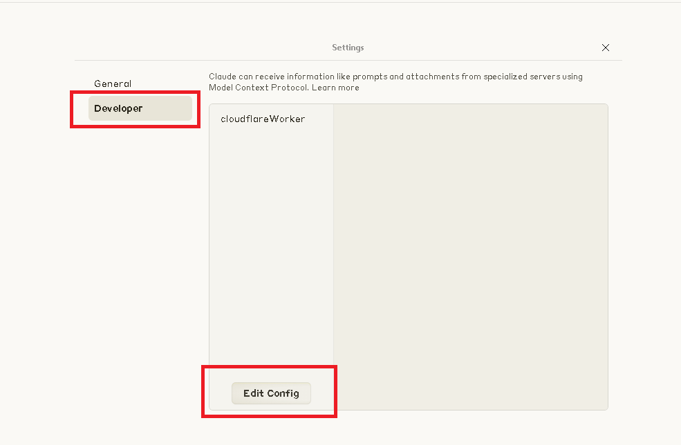 Connecting the MCP server to Claude