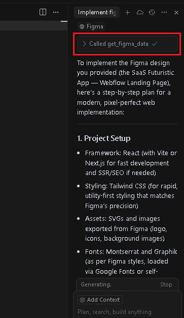 Using the Figma MCP server in Cursor