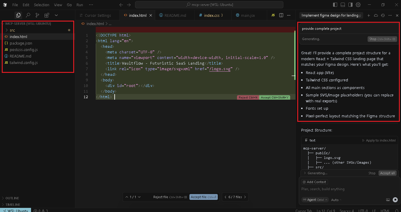 Using the Figma MCP server in Cursor